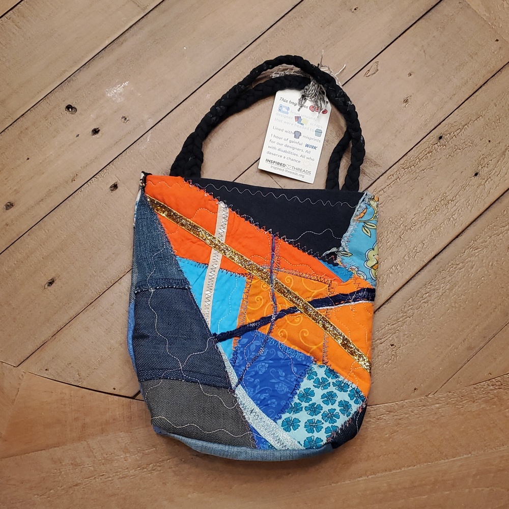 Handmade Patchwork Tote Bag Inspired Threads